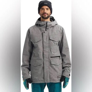 Burton Men's Ski/Snowboard Covert Insulated Thermolite Jacket in Bog Heather